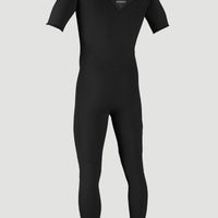 Hyperfreak 2mm Chest Zip Shortsleeve Full Wetsuit | BLACK/BLACK