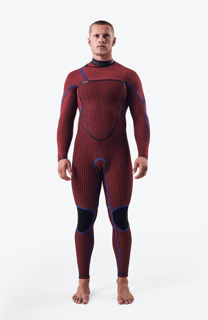 Psycho Tech 4/3mm Chest Zip Full Wetsuit | BLACK/NAVY