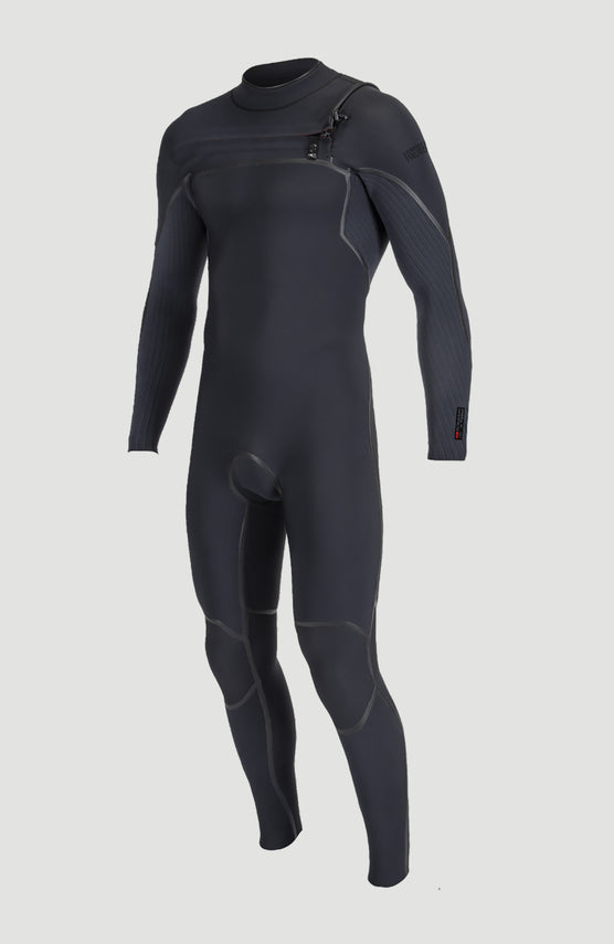 Hyperfreak Fire 3/2mm Chest Zip Full Wetsuit | BLACK/BLACK