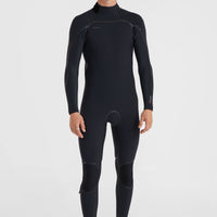 Hyperfreak Fire 4/3+mm Back Zip Full Wetsuit | BLACK/BLACK