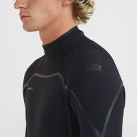 Hyperfreak Fire 4/3+mm Back Zip Full Wetsuit | BLACK/BLACK