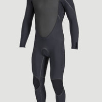 Psycho Tech 5/4mm Back Zip Full Wetsuit | BLACK/BLACK