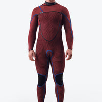 Psycho Tech 5/4mm Chest Zip Full Wetsuit | BLACK/NAVY