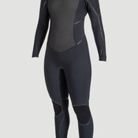 Psycho Tech 5/4mm Back Zip Full Wetsuit | BLACK/BLACK