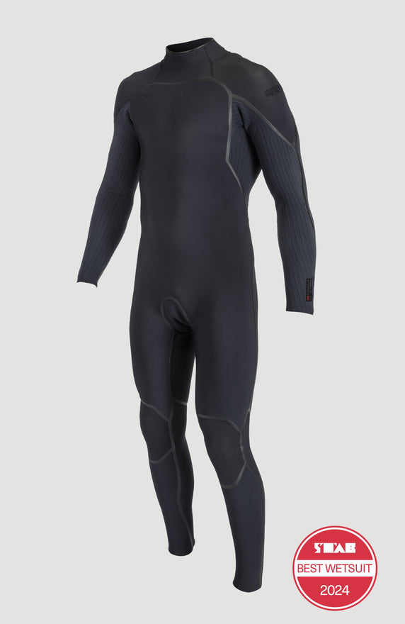 Hyperfreak Fire 5/4+mm Back Zip Full Wetsuit | BLACK/BLACK