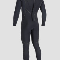 Hyperfreak Fire 5/4+mm Back Zip Full Wetsuit | BLACK/BLACK