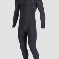 Hyperfreak Fire 5/4+mm Chest Zip Full Wetsuit | BLACK/BLACK