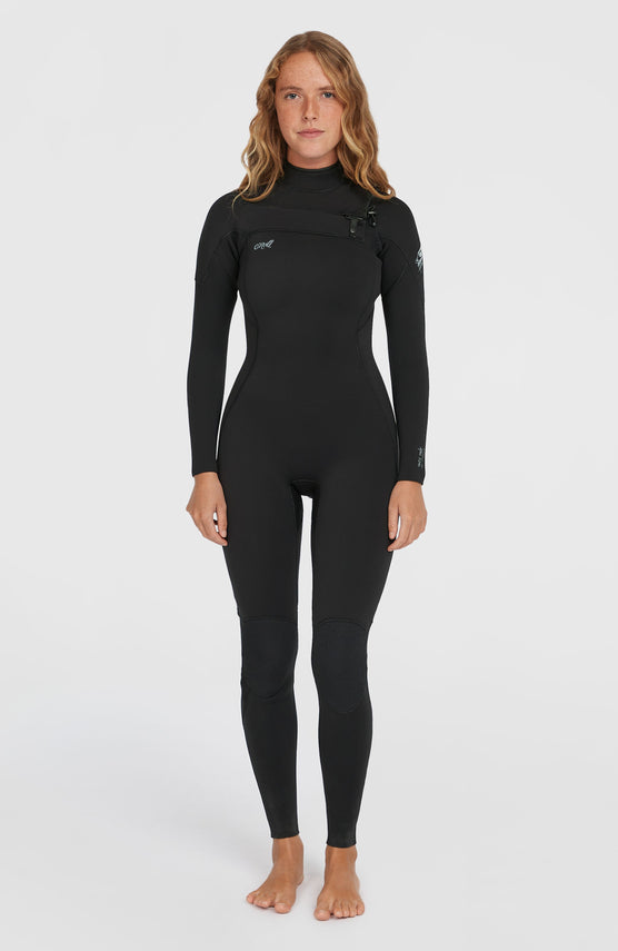 Epic 3/2 Chest Zip Full Wetsuit | A05 BLK/BLK/BLK
