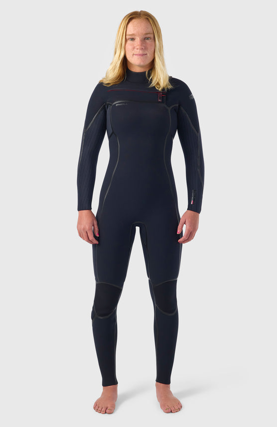 Hyperfreak Fire Plus 4/3mm Chest Zip Full Wetsuit | BLACK/BLACK