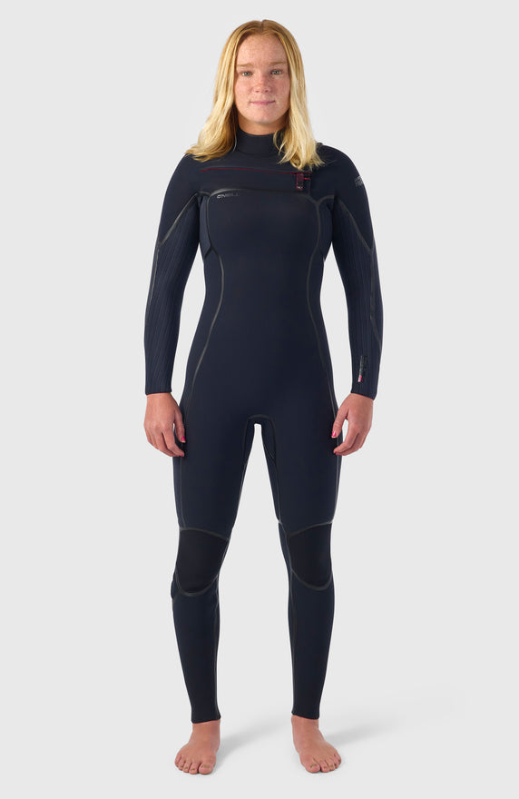 Hyperfreak Fire 5/4+mm Back Zip Full Wetsuit | BLACK/BLACK