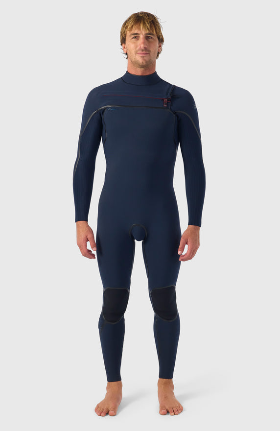 Hyperfreak Fire 5/4+mm Back Zip Full Wetsuit | BLACK/BLACK