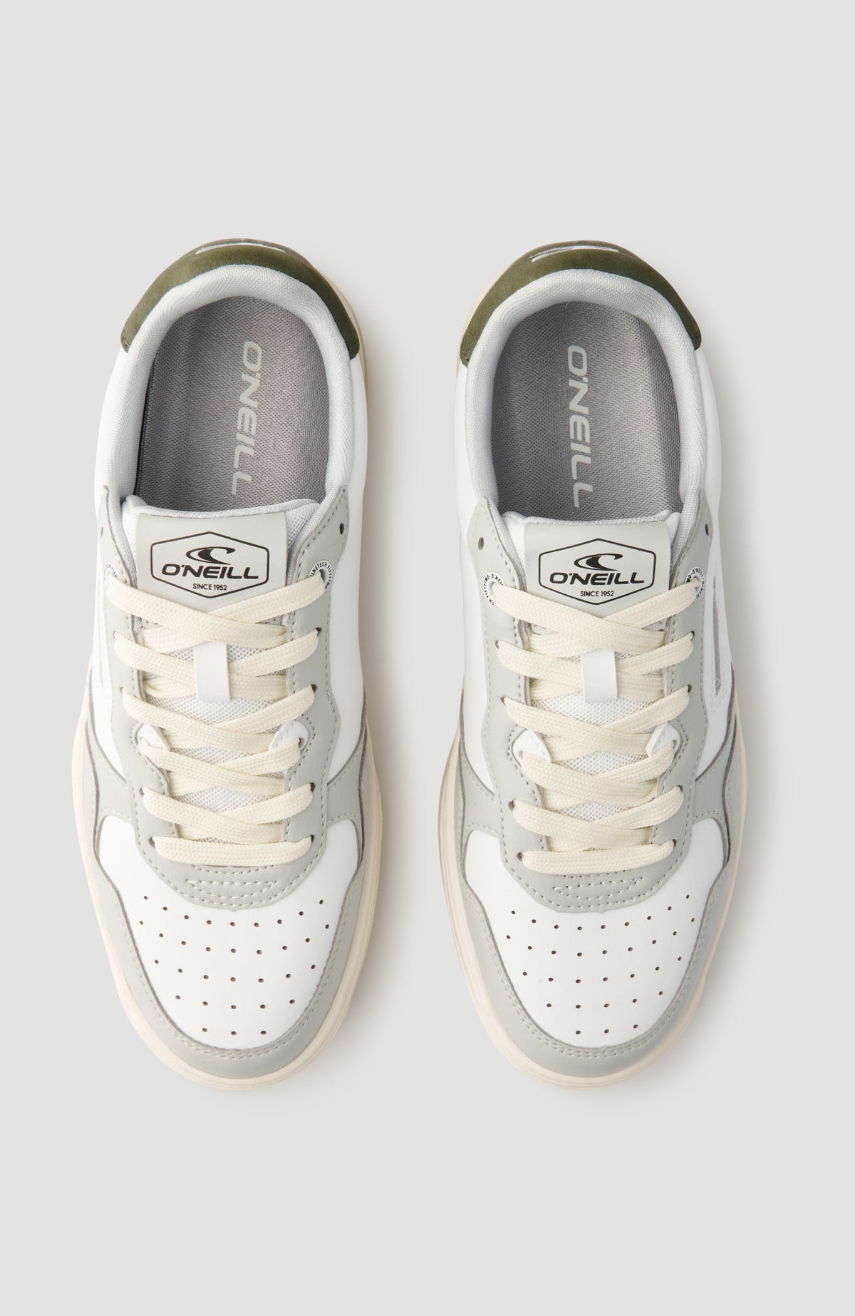 GALVESTON LOW Sneaker | Cool Grey/ White