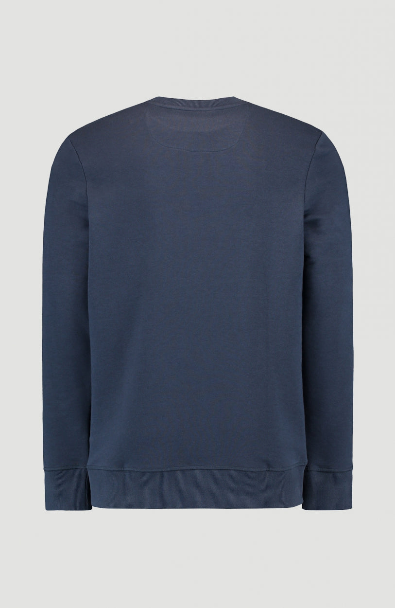 Triple Stack Crew Sweatshirt | Ink Blue -A