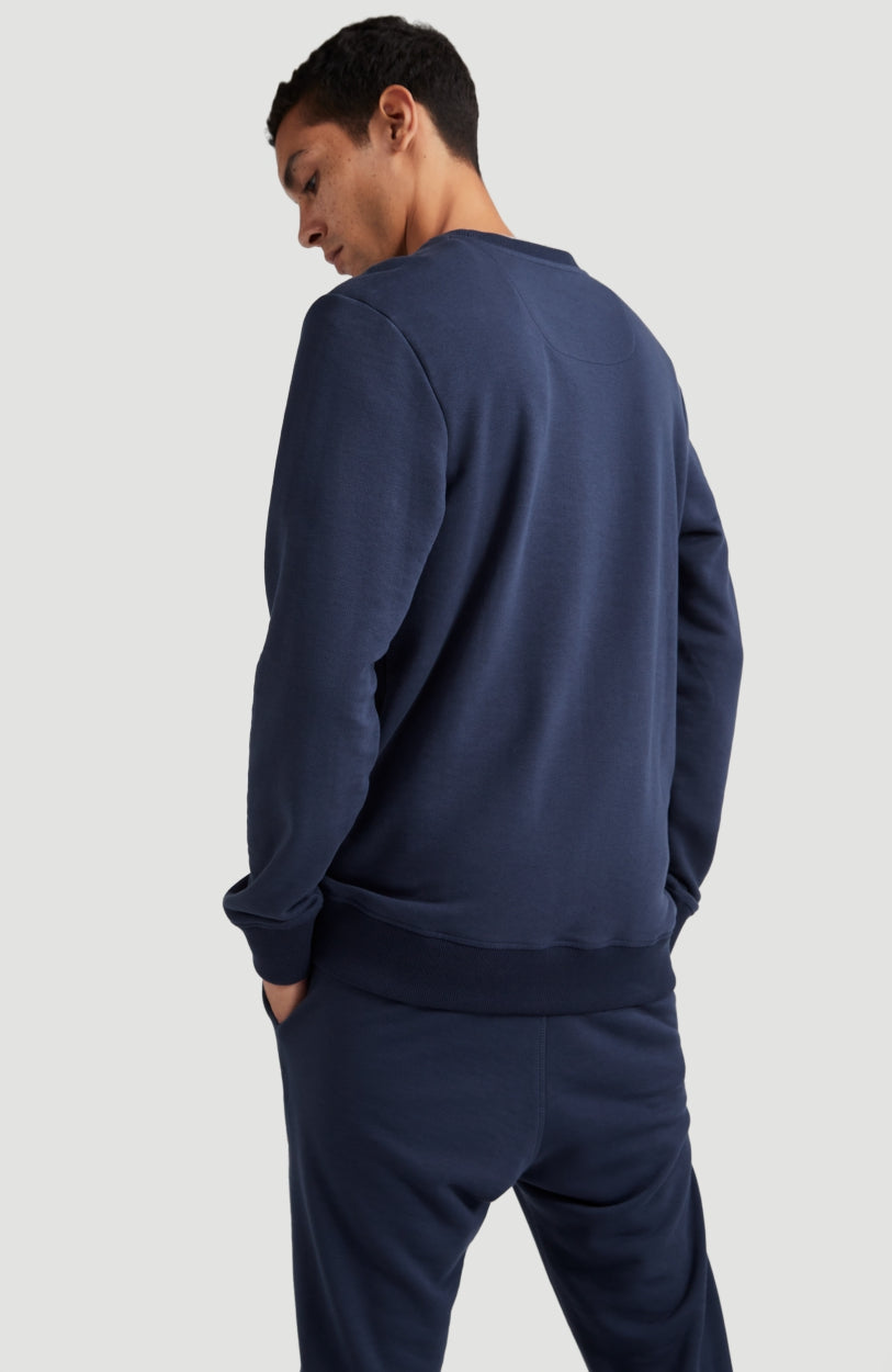 Triple Stack Crew Sweatshirt | Ink Blue -A