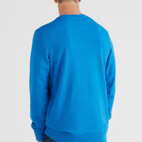 Triple Stack Crew Sweatshirt | Victoria Blue -A
