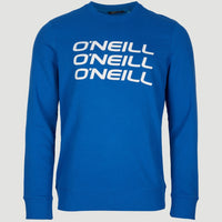 Triple Stack Crew Sweatshirt | Victoria Blue -A