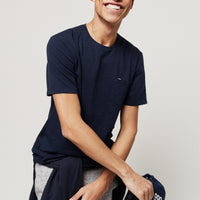 Jack's Regular Fit Crew Base T-Shirt | Ink Blue -A