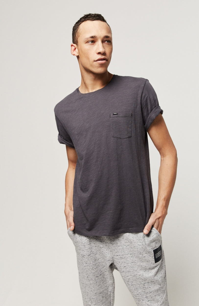 Jack's Regular Fit Crew Base T-Shirt | Asphalt - A
