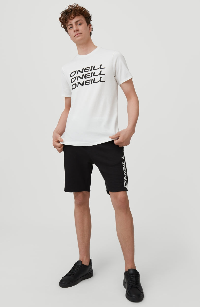 Triple Stack T-Shirt | Powder White