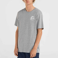 Circle Surfer T-Shirt | Silver Melee -A