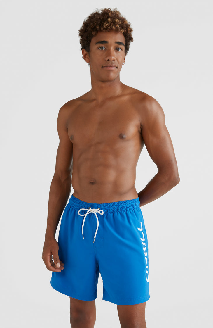 Essentials Cali Racer Badehose | Victoria Blue