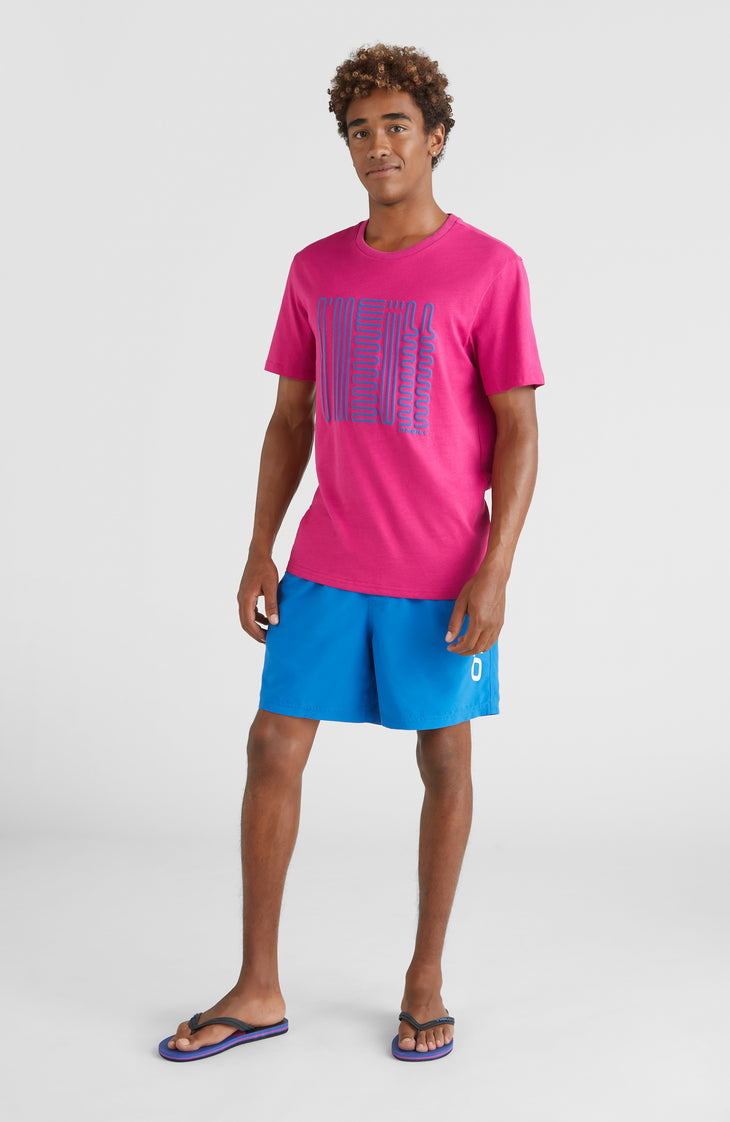Essentials Cali Racer Badehose | Victoria Blue