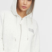Triple Stack Full Zip Kapuzenpullover | White Melee