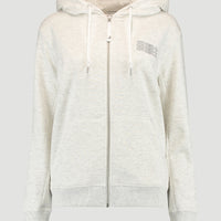 Triple Stack Full Zip Kapuzenpullover | White Melee