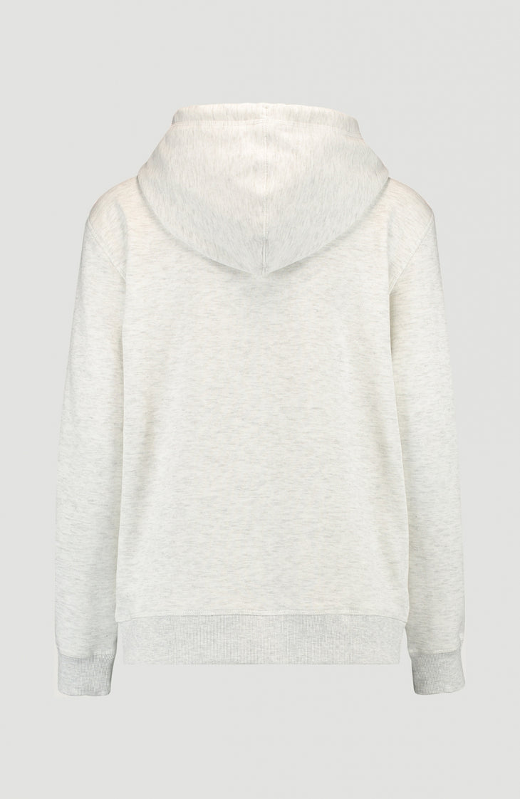 Triple Stack Full Zip Kapuzenpullover | White Melee