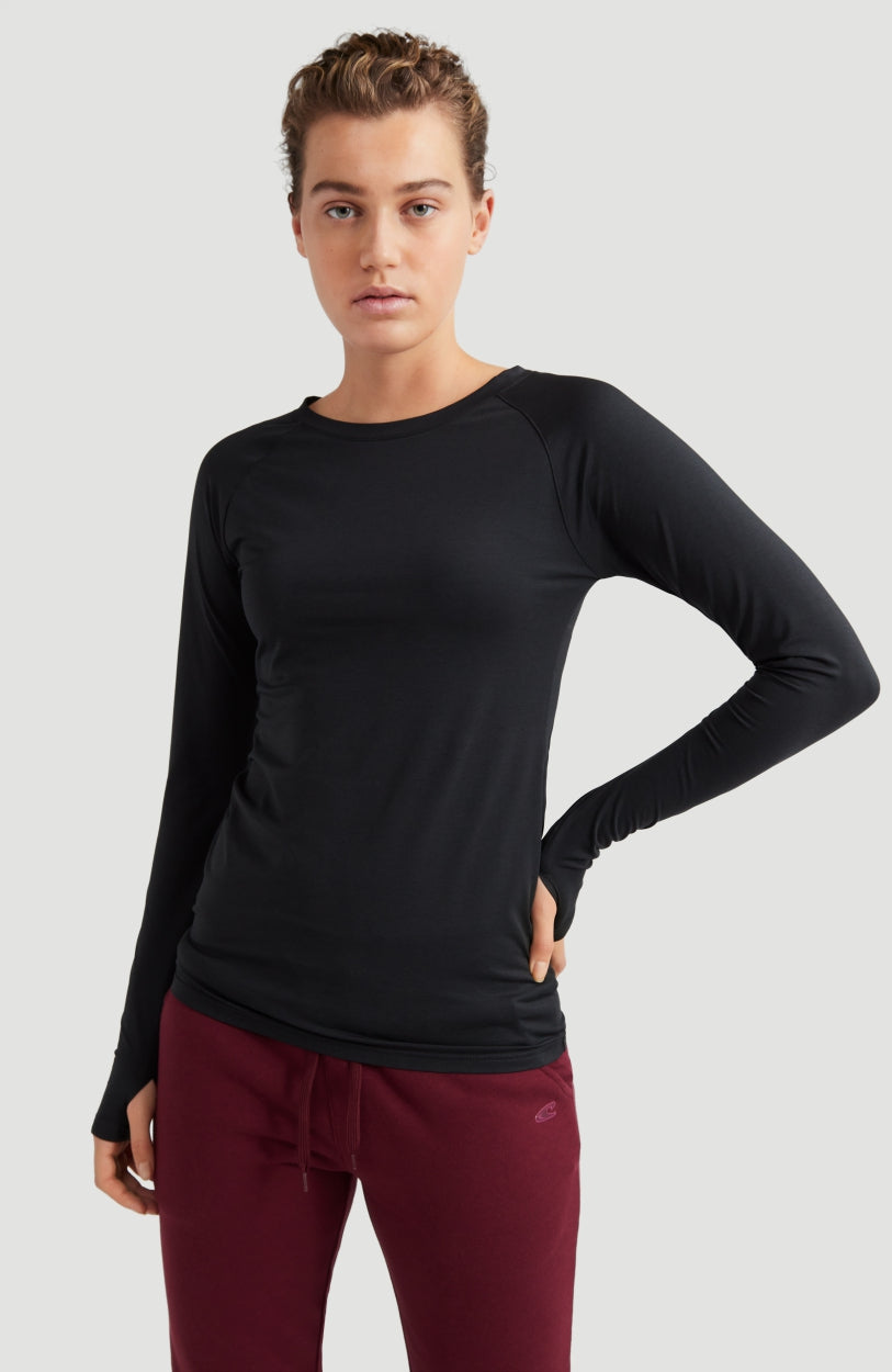 Yoga Longsleeve T-Shirt | BlackOut - A