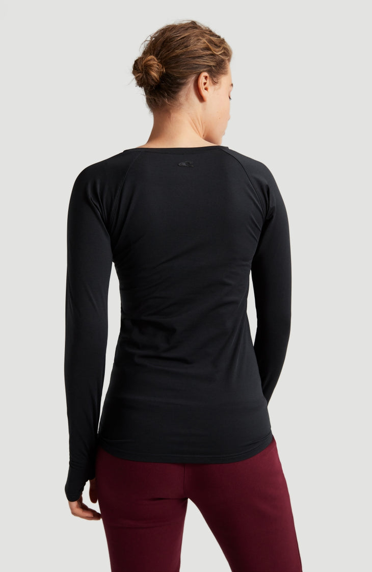 Yoga Longsleeve T-Shirt | BlackOut - A