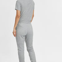 High Waist Jogginghose | Silver Melee -A