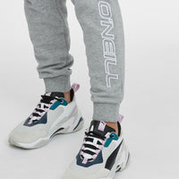 High Waist Jogginghose | Silver Melee -A