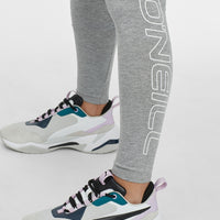 High Waist Legging | Silver Melee -A