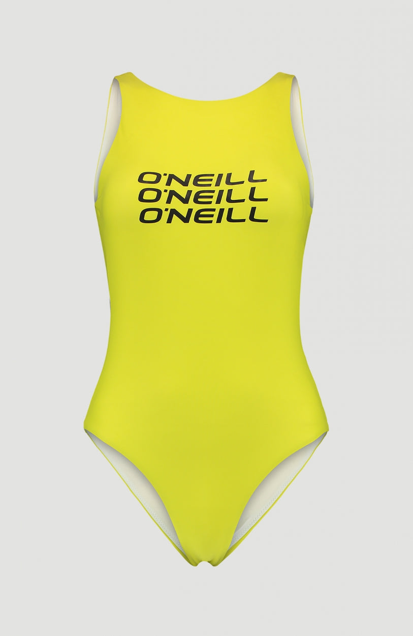 Logo High Neck Badeanzug | Limonata -A