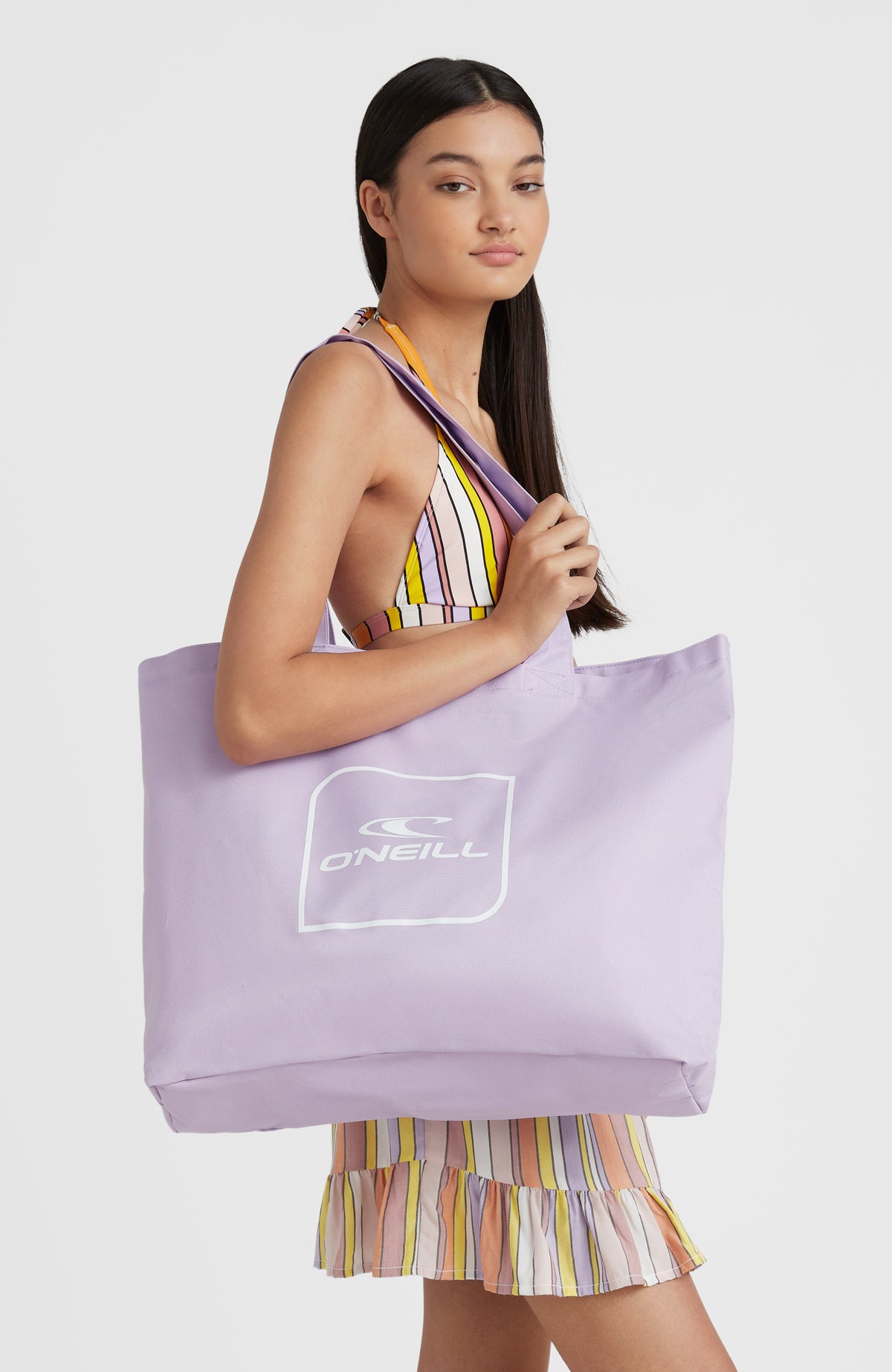 Coastal Tote Bag | Purple Rose
