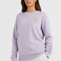 Circle Surfer Crew Sweatshirt | Purple Rose