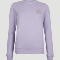 Circle Surfer Crew Sweatshirt | Purple Rose