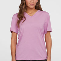 Essentials T-Shirt mit V-Ausschnitt | Violet Tulle