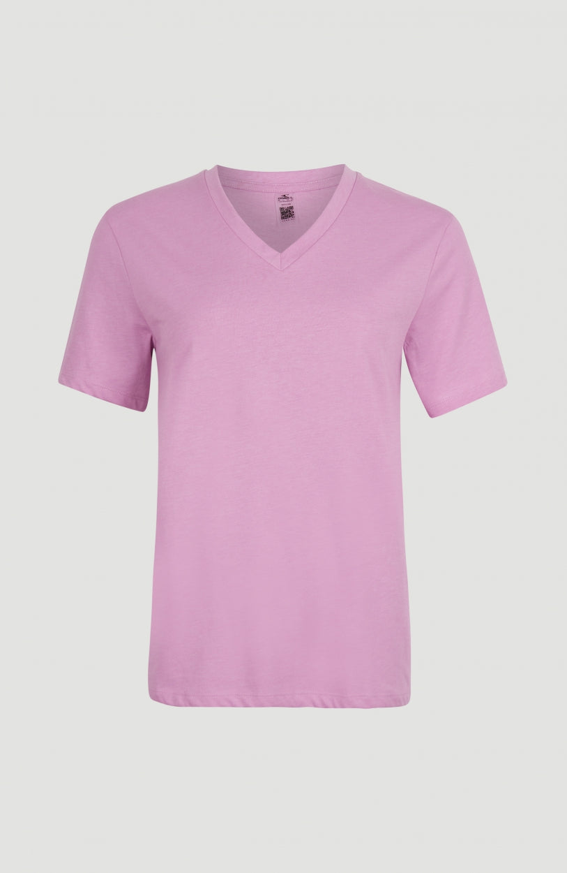 Essentials T-Shirt mit V-Ausschnitt | Violet Tulle