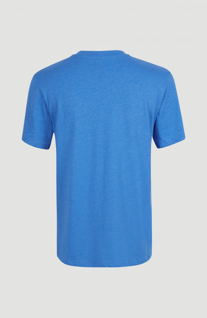 Essentials T-Shirt mit V-Ausschnitt | Palace Blue