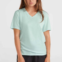 Essentials T-Shirt mit V-Ausschnitt | Soothing Sea