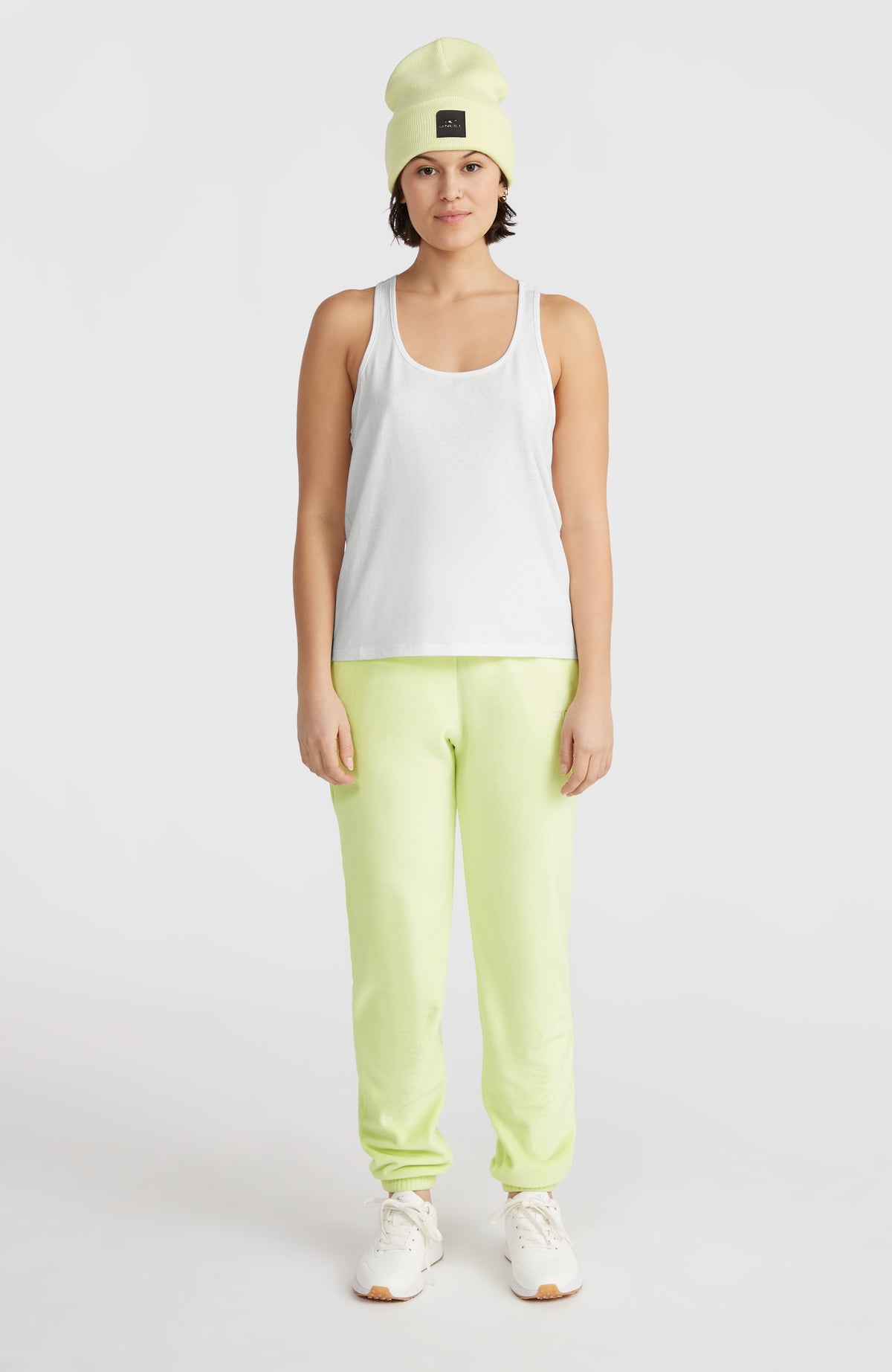 Essentials Racerback-Tanktop | Snow White