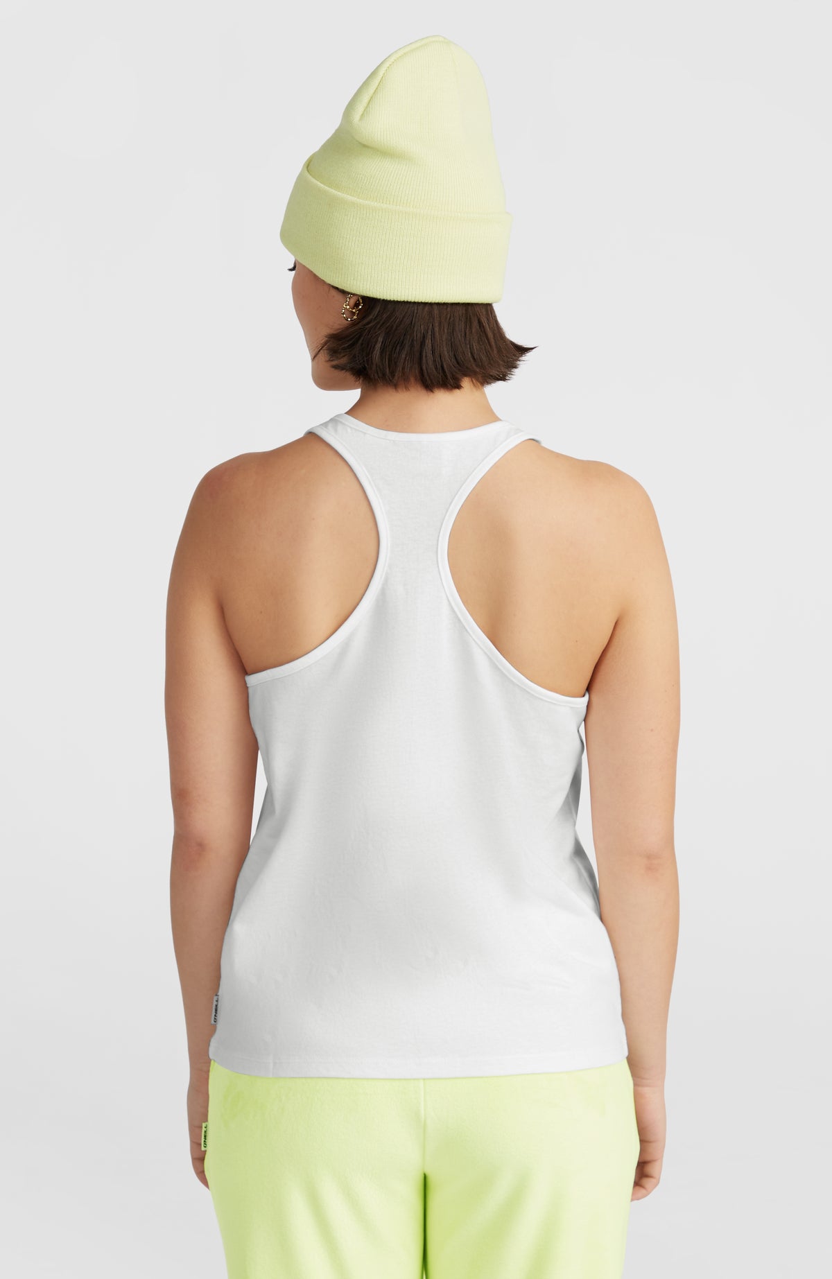 Essentials Racerback-Tanktop | Snow White