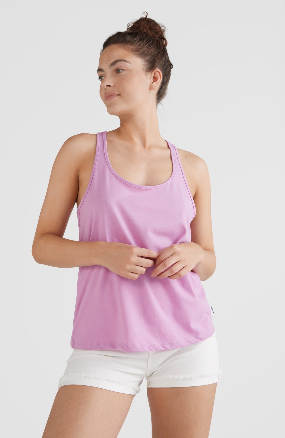 Essentials Racerback-Tanktop | Violet Tulle