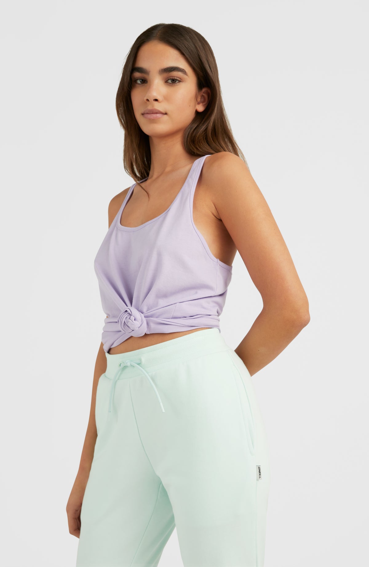 Essentials Racerback-Tanktop | Purple Rose