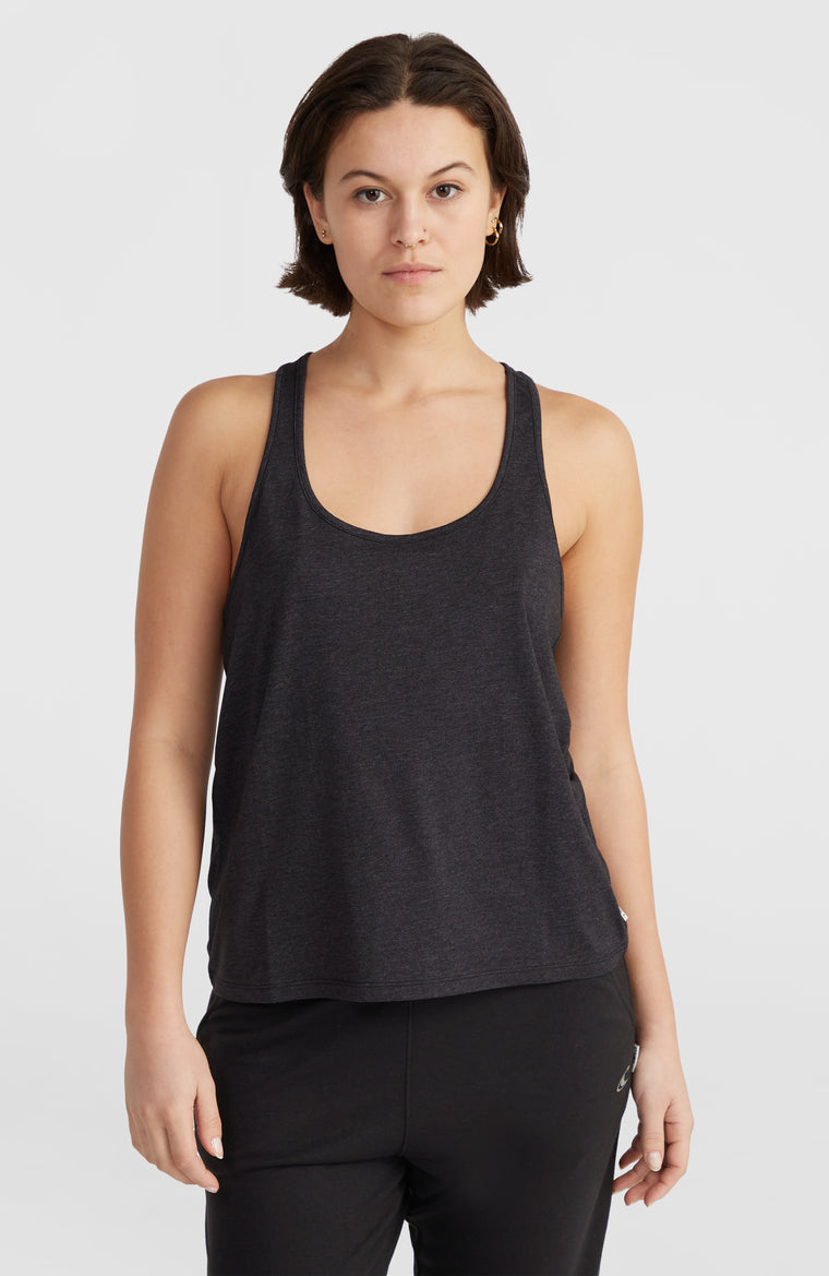 Essentials Racerback-Tanktop | Black Out