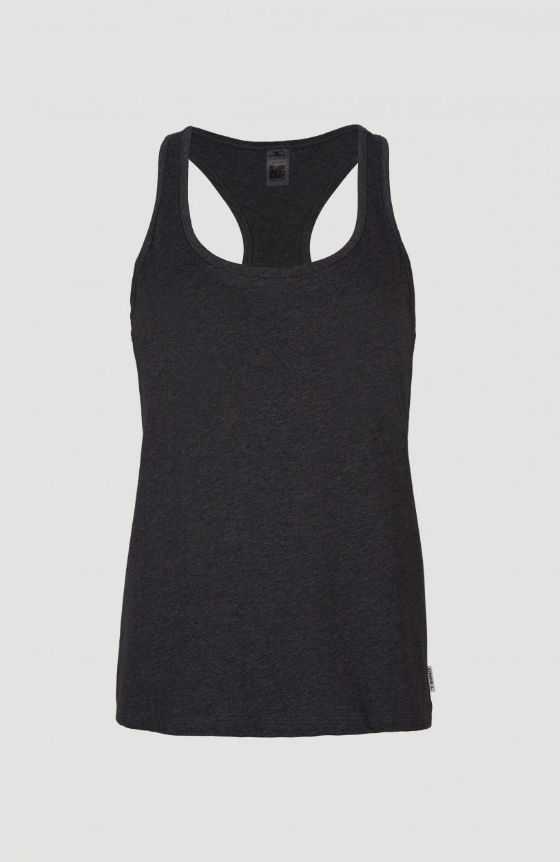 Essentials Racerback-Tanktop | Black Out
