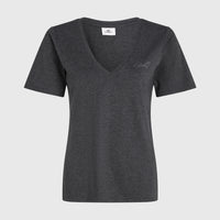 Essentials T-Shirt mit V-Ausschnitt | Black Out