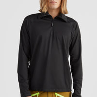 Clime Fleecepullover mit Halbreißverschluss | BlackOut - A